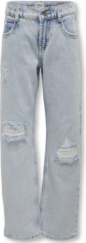 ONLY KOGDAD STRAIGHT DEST DNM CRO963 Meisjes Jeans - Light Blue Denim