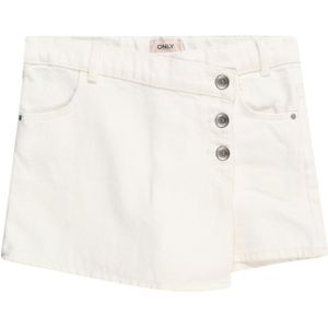 KIDS ONLY Kogjenny Skort Dnm Pim020 broekrok Meisjes, Wit