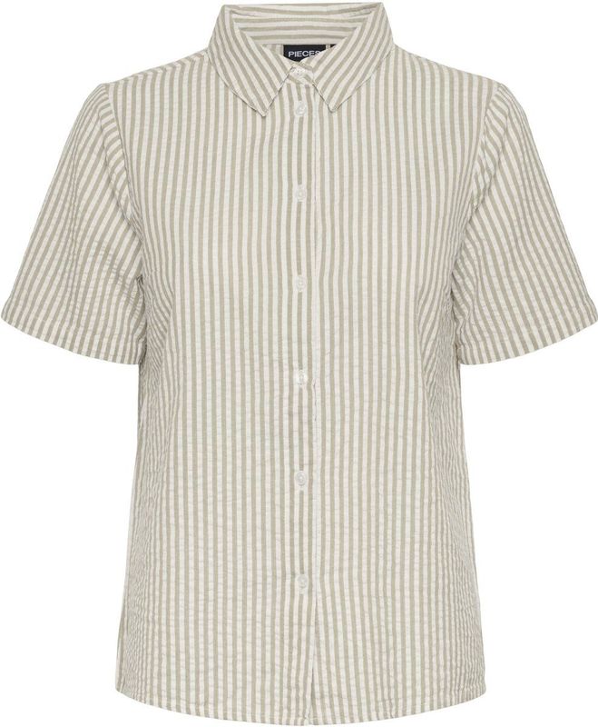 PIECES - Sally - Overhemd - Gestreept - Katoen