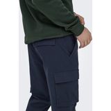 Onslinus - Tapered Fit Cargo Broek - Met Zijzakken en Cargozakken