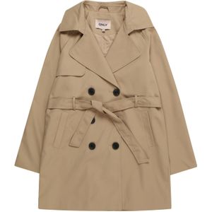 Kids ONLY zomer trenchcoat jas meisjes - taupe - Kogchloe