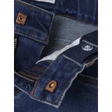 Shorts - Lichtblauw - Denim - Slim Fit - Kantdetail