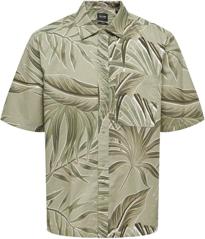 Onsbaxtor - Overhemd - Katoen - Korte Mouwen - Relaxed Fit