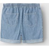 Name It Jeansshorts Bella (1-tlg) Drapiert/gerafft