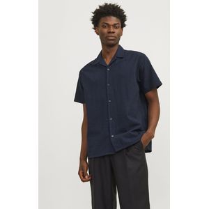 Jack & Jones - Overhemd - Korte Mouwen - Seersucker - Casual Elegante Look