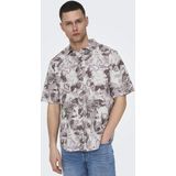 Onsnicolai - Overhemd - Katoen - Korte Mouwen - Relaxed Fit
