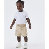 Cargoshort - Groen - Keperstof - Verstelbare Taille