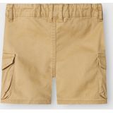 Cargoshort - Groen - Keperstof - Verstelbare Taille