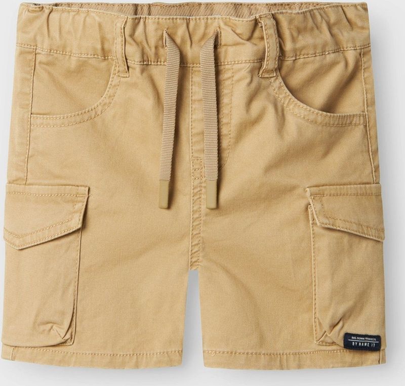 Cargoshort - Groen - Keperstof - Verstelbare Taille