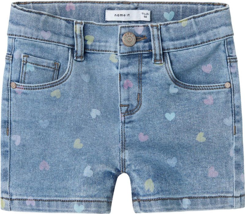 Name it Jeansshort hartjes - NMFSALLI