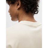 Selected Homme - Slhlooseoscar - T-shirt - Beige - Katoen
