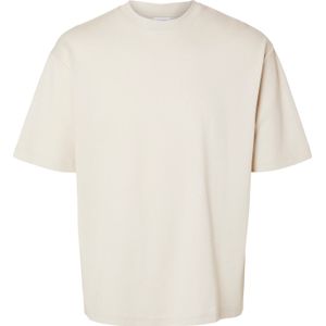 Selected - Oscar - T-shirt - Zwart - Biologisch Katoen/Gerecycled Polyester