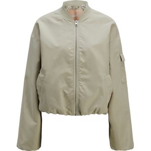 JJXX Leila bomberjack voor dames, Lichtgrijs