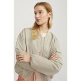 JACK & JONES Jxleila Otw Noos Bomberjack voor dames, Lichtgrijs, M