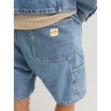 Jeans - Losse Shorts - Stonewash - 80% Katoen, 20% Gerecycled Katoen