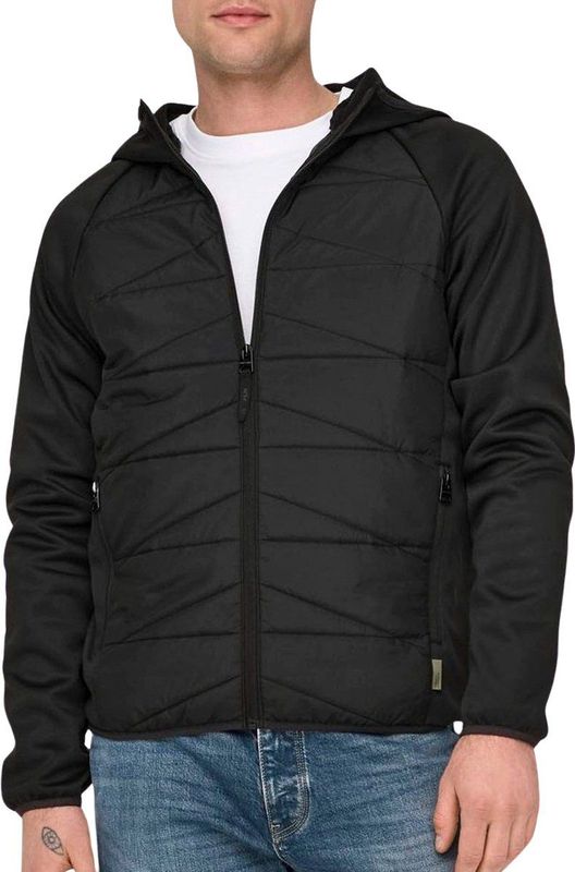 Only & Sons - Onslan Mix Jacket - Korte Herenjas - Zwart