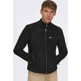 Only & Sons Gus Faux Suede Racer Jacket