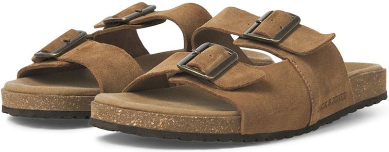 Jack & Jones - Louis - Sandalen - Zwart - Leather