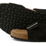 JACK & JONES Jfwlouis Sandalen - Antraciet - Suède - Leren Voering