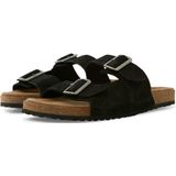 JACK & JONES Jfwlouis Sandalen - Antraciet - Suède - Leren Voering