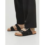 JACK & JONES Jfwlouis Sandalen - Antraciet - Suède - Leren Voering