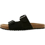 JACK & JONES Jfwlouis Sandalen - Antraciet - Suède - Leren Voering