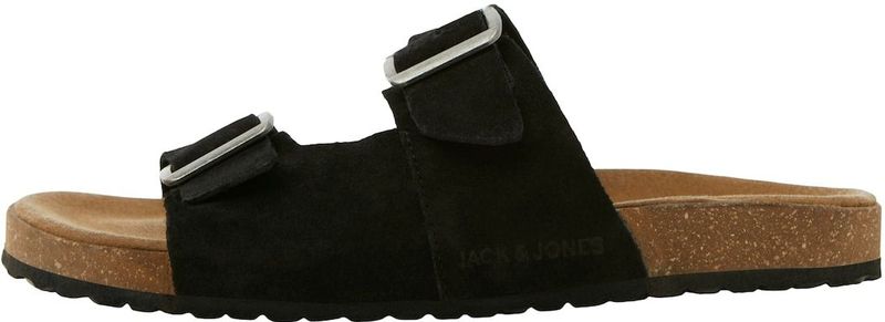 JACK & JONES Jfwlouis Sandalen - Antraciet - Suède - Leren Voering