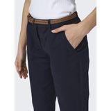 Jacqueline de Yong Broek Jdychicago Mw Belted Chino Pants Pn 15311897 Night Sky Dames
