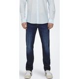 ONLY & SONS Slim Fit Jeans ONSLOOM Dark Blue Denim