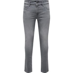 Only & Sons - Denim Jeans - Lichtgrijs - 98% Katoen 2% Elastaan
