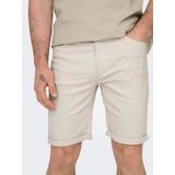 ONLY & SONS Shorts »ONSPLY ECRU 9296 AZG DNM SHORTS«