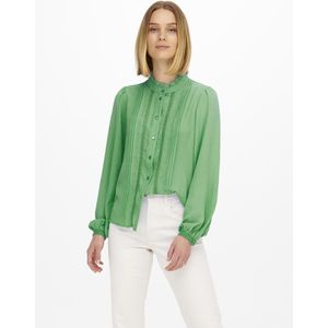 JDY - Blouse - Dames - Klassieke Kraag - Lange Mouwen - Polyester