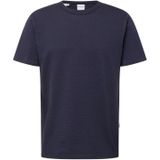 Selected - SLHSANDER SEERSUCKER - T-shirt - Effen - 97% Katoen - Regular Fit