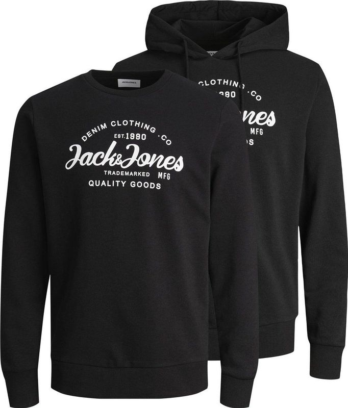 Jack & Jones Hoodie-Sweatshirt Forest Kapuzensweatshirt Doppelpack