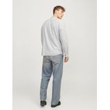 Casual Shirt - Blauw - Twillstof - Knoopsluiting - Lange Mouwen