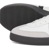 Jack & Jones JFWMAMBO PU Special SN Sneakers voor heren, helder wit/detail: antraciet, 43 EU, Helder wit detail antraciet, 43 EU