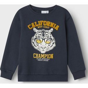 NAME IT Boy Sweatshirt Loose Fit, India-inkt, 86