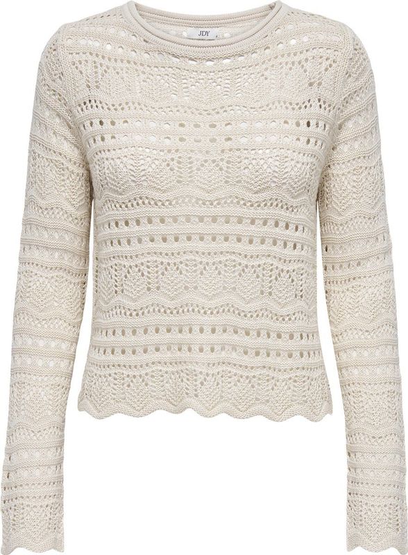 Jacqueline de Yong - Jdysun Lay - Pullover - Tapioca - Katoen