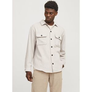 Jack & Jones Overhemd Jjebradley Ollie Overshirt Ls Noos 12257199 Peyote Mannen