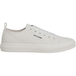 JACK & JONES JFWBAYSWATER canvas NOOS sneakers, helder wit, 46 EU breed, wit (bright white), 46 EU Breed