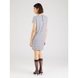 Vero Moda - Vmabby Ss Short Zip Dress - Jurk - Snow White/Navy Blazer - Dames