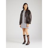 Vero Moda - Vmabby Ss Short Zip Dress - Jurk - Snow White/Navy Blazer - Dames