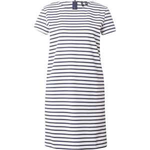 Vero Moda - Vmabby Ss Short Zip Dress - Jurk - Snow White/Navy Blazer - Dames