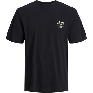 Jack Jones t-shirt jongens - zwart loose fit - JORcasablanca0