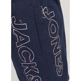 Jack and Jones - JPSTFIJI - Zwemshort - Donkerblauw - Geweven Polyester - Met Elastische Tailleband