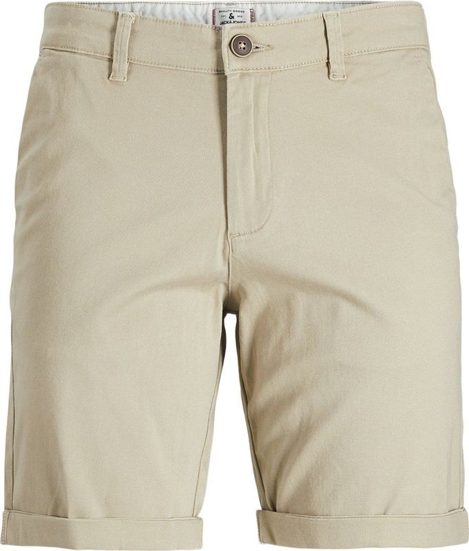 Jeans - Effen - Katoen - Regular Pasvorm - Knielengte