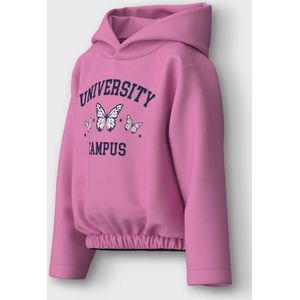 Name it - Nkfolanja Ls Short Loose Swe Wh Bru Pb - Meisjes - Sweaters