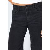 Noisy may Straight-Jeans NMYOLANDA NW WIDE JEANS BLACK NOOS