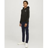 Jack and Jones Junior - Cargobroek - Zwart - Loopback Sweatstof - Regular Fit
