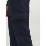 Jack and Jones Junior - Cargobroek - Zwart - Loopback Sweatstof - Regular Fit